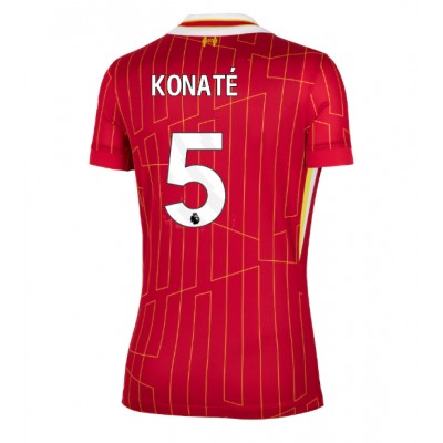Dres Liverpool Ibrahima Konate #5 Domaci za Žensko 2024-25 Kratak Rukav Dres Liverpool Ibrahima Konate #5 Domaci za Žensko 2024-25 Kratak Rukav